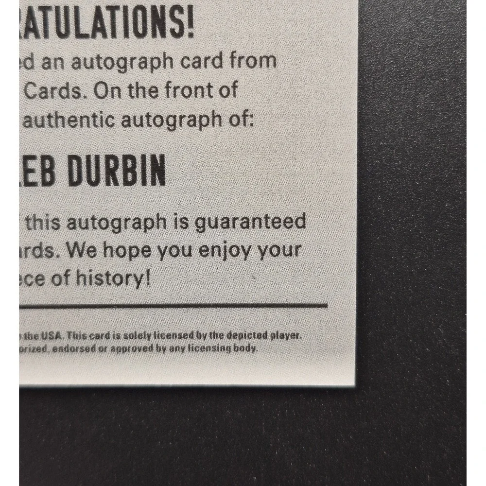 2024 Leaf Metal Baseball Prospect Auto RC #/12 Caleb Durbin 🔥📈